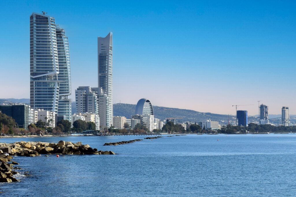 Paphos Kypr přístav Řecko Limassol